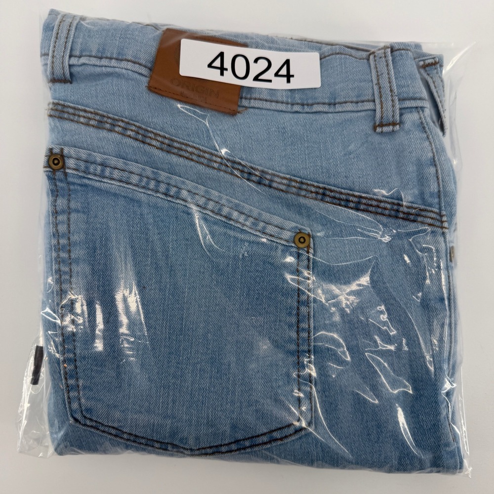 Origin Jeans Mens 40x29 (Tag 36x30) Light Blue Straight Leg Denim Made in USA - Picture 16 of 16